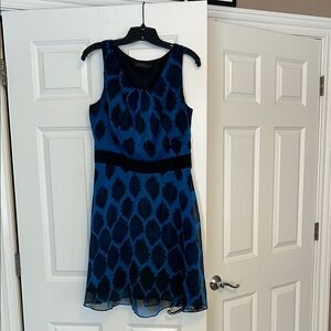 Limited Blue and Black Sleeveless Dress. Beautiful condition. Size 10!